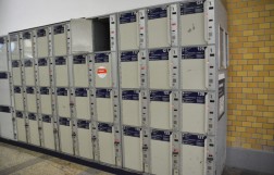Luggage storage at Alexanderplatz station, Berlin