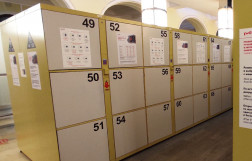 Камера хранения на Ярославском вокзале в Москве