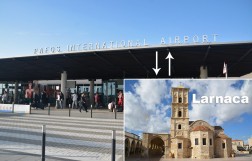 How to get from Paphos airport to Larnaca