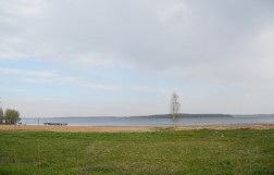 Городской пляж в Калязине