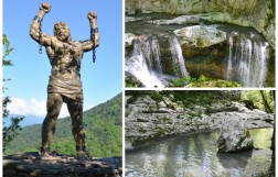 Маршрут на день - Агурские водопады, Орлиный скалы, Мацеста