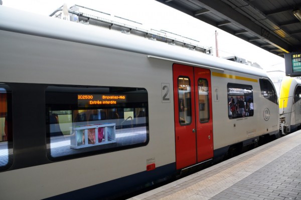 Travelling by train in Belgium