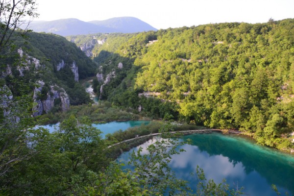 Plitvice lakes from a height - viewpoints