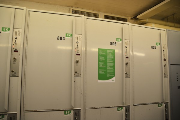 Bagāžas uzglabāšana centrālajā stacijā Helsinkos