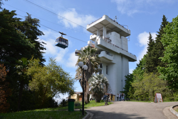 Канатная дорога дендрария Сочи и смотровая площадка