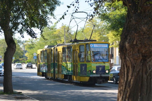 Общественный транспорт в Евпатории