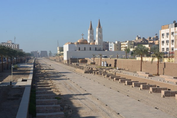 Аллея Сфинксов в Луксоре