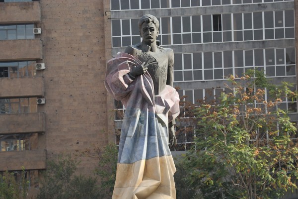 Monument to Aram Manukyan in Yerevan