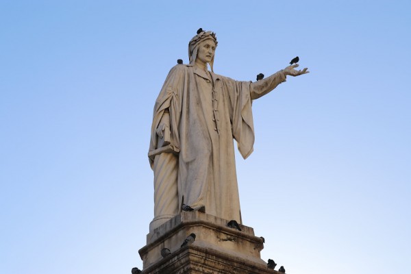 Памятник Данте Алигьери, Неаполь