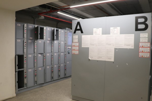 Камера хранения на ж/д вокзале Гданьска