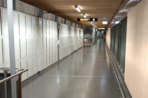 Luggage storage at Oslo Gardermoen Airport